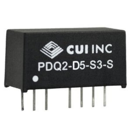 Cui Inc Dc-Dc Regulated Power Supply Module, 1 Output, 2W, Hybrid PDQ2-D48-S5-S